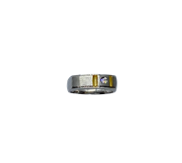 Anillo Gioie Gobbo Hombre Anello Uomo in Oro blanco Zirconia ANOBG62 - ANOBG62